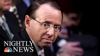 Report: Rosenstein Suggested Secretly Recording Trump, Discussed Possible Removal | NBC Nightly News