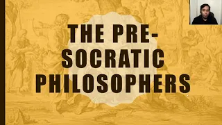 IMCC Philo 1 Lesson 2: The Pre-Socratics