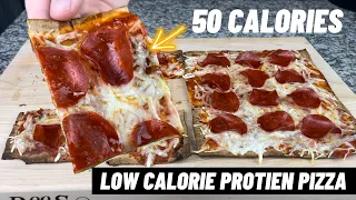 50 Calorie PIZZA? | Low Calorie High Protein Pizza Recipe