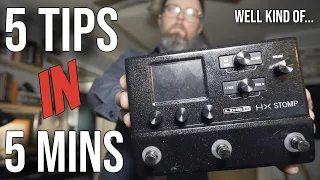 5 ways to get the most from Line 6 HX Stomp and Helix Amp PRESETS!