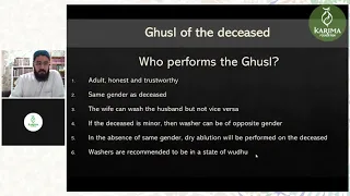 Washing of the Deceased (Ghusal)