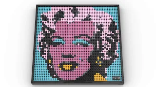 Lego 31197 Andy Warhol's Marilyn Monroe Speed Build LDD by PLegoBB