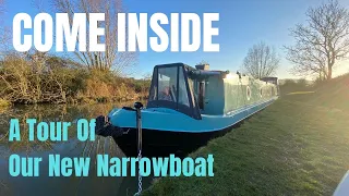 A Tour Inside Our Canal Narrowboat One Day More (Our Tiny Floating Home) Ep 1