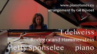 Edelweiss, piano cover by Gé Bijvoet, played by Hetty Sponselee