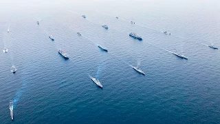 US, Korea Navy Ships Sail Together in Largest Ever Joint Military Exercise