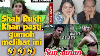 San Sanana - Asoka | Shah Rukh Khan - Kareena Kapoor | Parodi India Mimi Peri | Reaction Chika Idris