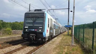 Arrivée d'une Z20900 IDFM en gare de Vauboyen