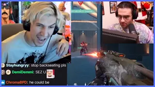 xQc reacts to HasanAbi play Valorant