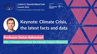 Keynote #CTS2022 – Stefan Rahmstorf: Climate Crisis, the latest facts and data