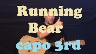 Running Bear (Johnny Preston) Easy Strum Guitar Lesson Chords How to Play Tutorial