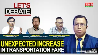 TOM TV LET'S DEBATE: “UNEXPECTED INCREASE IN TRANSPORTATION FARE" | 17 NOV 2021