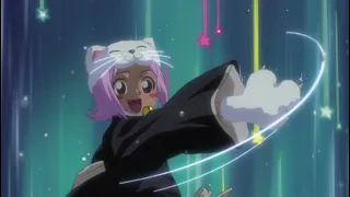 Yachiru catches a fish