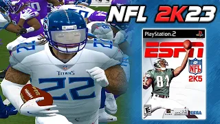 The NFL 2k23 Mod is Fantastic! - (NFL 2k5 Gameplay)