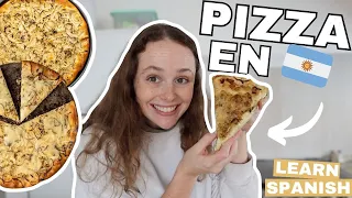 TRYING PIZZA IN ARGENTINA (learn spanish easy with this vlog!)