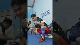 Tian Tao Gets Mocked By Gigachad For Strict Presses #weightlifting