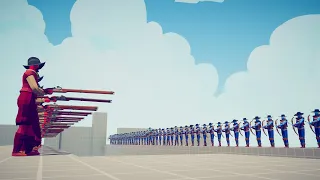 50x MUSKETEER vs 50x EVERY RANGED UNITS - Totally Accurate Battle Simulator TABS
