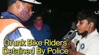 Drunk Bike Riders Detained By Commissionerate Police In Bhubaneswar | Night Curfew | Odishalinks