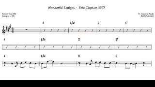 Wonderful Tonight - Eric Clapton 1977 (Tenor Sax Bb) [Sheet music]