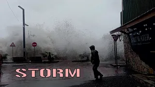 Storm in Kobuleti. Шторм в Кобулети #storm #waves #blacksea #crash #sea #шторм #море #волны #poetry