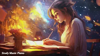 Relaxing music for studying, reading, sleeping.Calming piano music, focus