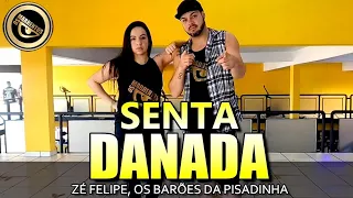 SENTA DANADA - Zé Felipe e Os Barões Da Pisadinha | Zumba | Coreografia Os Marrentos