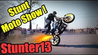 Stunter13 - Rafał Pasierbek Pokaz Stuntu Otwarcie Sezonu Motocyklowego w X-moto
