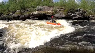 KuirinKurkkion köngäs tulva vedellä | Pöyrisjoki