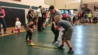 Eli Wrestling West Linn Battle for the belts 2023 1/4