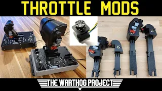 Modifying a Thrustmaster Warthog HOTAS Throttle