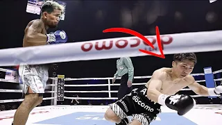 TIBAG ANG PANGA NI NAOYA INOUE SA SOBRANG LAKAS NG SUNTOK NI CASIMERO!