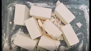 8 Plain Jane gym chalk blocks | crunchy and soft | Oddly satisfying | Relaxing