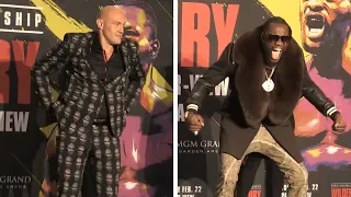 Tyson Fury & Deontay Wilder Make Their Grand Arrivals In Vegas