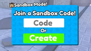 WE'RE ADDING SANDBOX MODE??