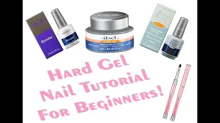 IBD I.B.D Hard Gel  Builder Gel  Construction Gel Nail Tutorial for beginners