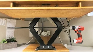 DIY Height Adjustable Standing Desk