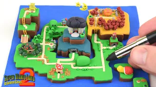 Making The World Map From Super Mario Land 2 - Using Polymer Clay