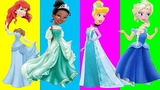 Wrong Heads Disney Princess Frozen Anna Finger Family Nursery Rhymes Cinderella Frozen Elsa Moana