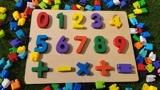 number recognition 1-10 activities, number, counting 1 to 10 with puzzle, preschool toy video