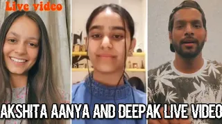 Akshita Goel 🔥 Aanya Gupta and Deepak Tulsyan live video 🔴//#live #livestream #gmdclovers