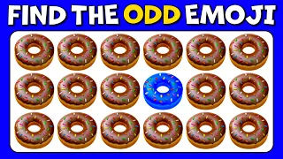 FIND THE ODD EMOJI OUT How good are your eyes in this Odd Emoji Puzzle! Emoji Challenge Video