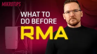 How to troubleshoot before RMA