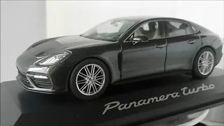 Diecast 1/43 Porsche Panamera Turbo Facelift 2016 by Herpa Моделька Порше Панамера Турбо