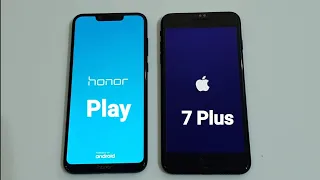 Honor Play vs Iphone 7 Plus - Speed Test!! (4K)