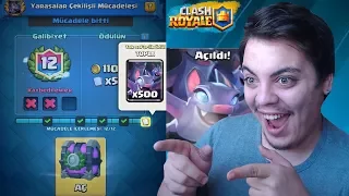 ÜCRETSİZ GİRİŞTE 2 MAÇ SALARAK 12 YAPTIM - YARASALAR ÇEKİLİŞLİ MÜCADELESİ - Clash Royale