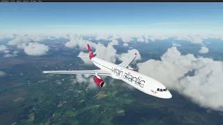 MSFS 2020 Virgin Atlantic- Full flight- New York to London