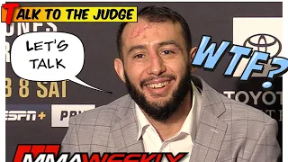 Dominick Reyes wants to Talk to the 49-46 Judge  (UFC 247)