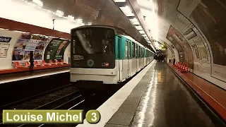 Paris métro : Louise Michel | Line 3 ( RATP MF67 )