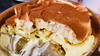 Tiramisù con le uova pastorizzate. Una tecnica più veloce e tutta in un colpo ￼