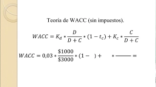 Finanzas Corporativas - WACC