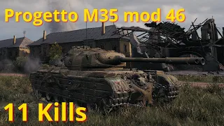 World of tanks Progetto M35 mod 46 - 3,8 K Damage 11 Kills, wot replays